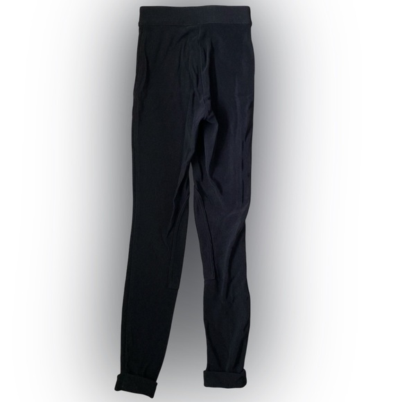 AMERICAN Apparel Black Ribbed Slim Fit Riding Pant Size S - Picture 13 of 13